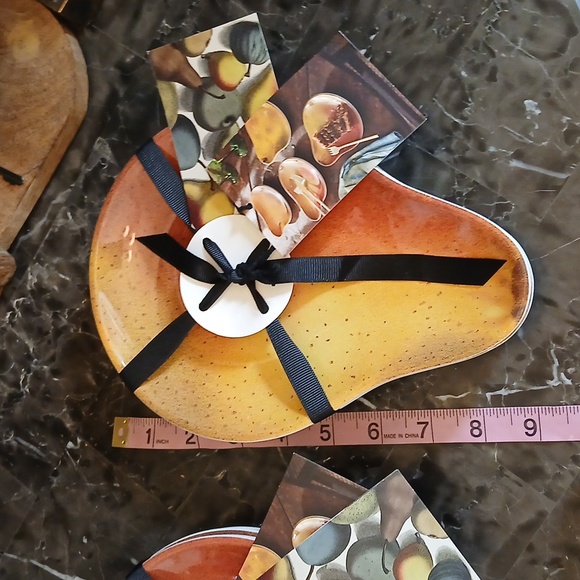 New John Derian x Target 8pc Melamine Pear Shaped Dessert Plates 9"x7" - Picture 12 of 17